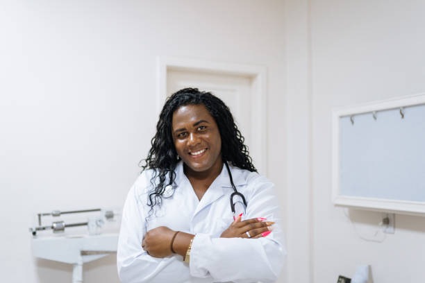istock Trans woman doctor in the office 1440117441