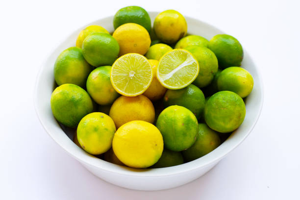 istock Fresh limes in white bowl 1440127829