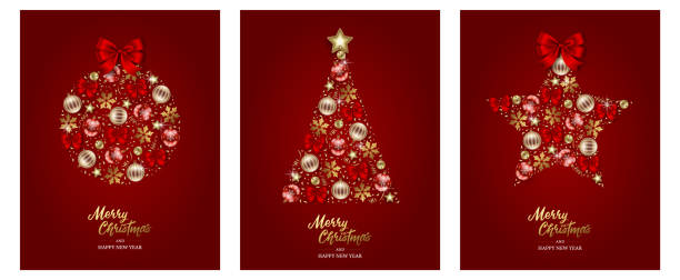 istock set of christmas cards with decorations 1440131483