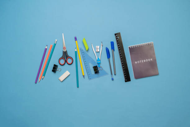 istock top view layout of some different school supplies on pastel background 1440133362