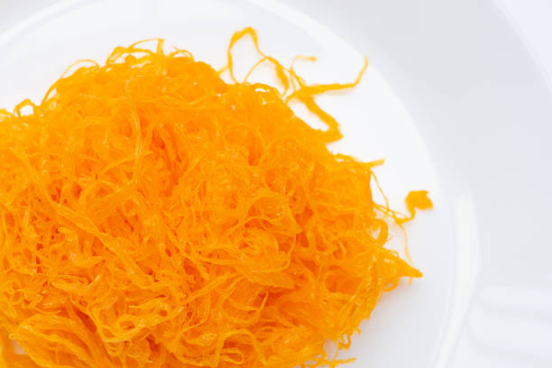 istock Thai dessert Foi Thong, Golden egg yolk threads 1440134043