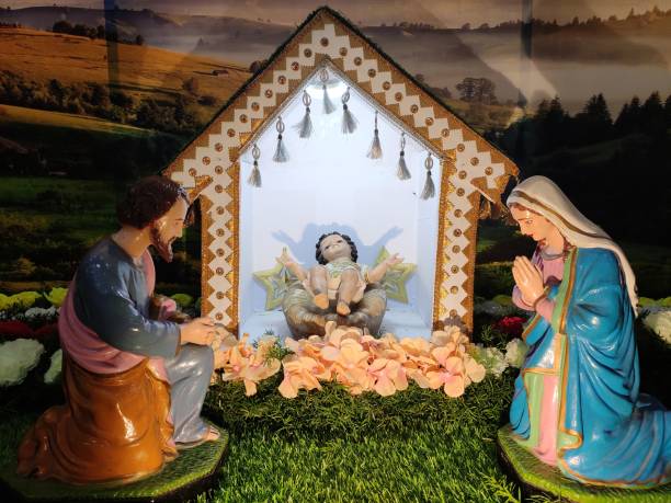 istock Baby Jesus Christ born 1440135056