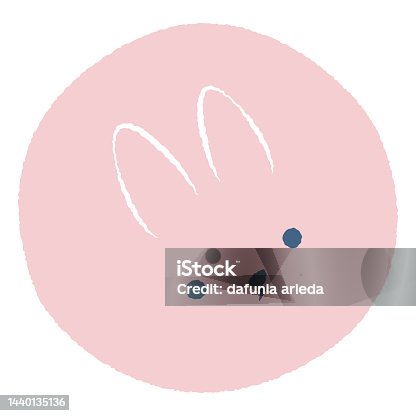 istock Rabbit illustration material 1440135136