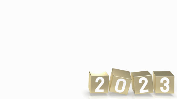 istock The 2023 gold cube for holiday or new year concept 3d rendering 1440137858