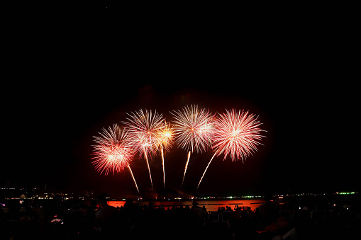 Fireworks are a symbol of celebration and carnival.