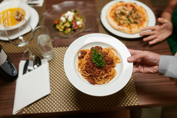 istock Spaghetti Bolognese for Restaurant Guest 1440158232