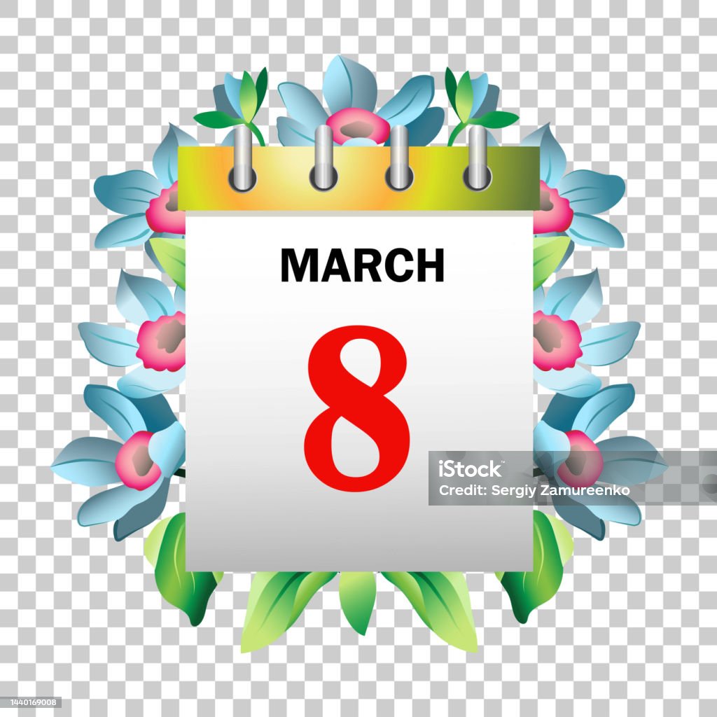 March 8 Stock Illustration Download Image Now Calendar Date