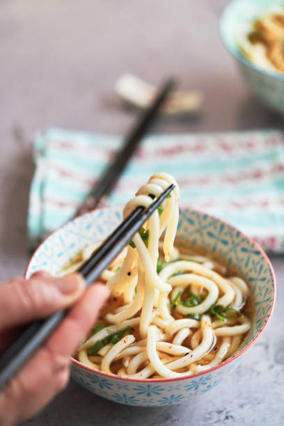 istock Enjoying Japanese Food: Kake Udon Kake Udon 1440181225