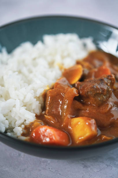 istock Enjoying Japanese Food: Japanese Beef Curry 1440182388
