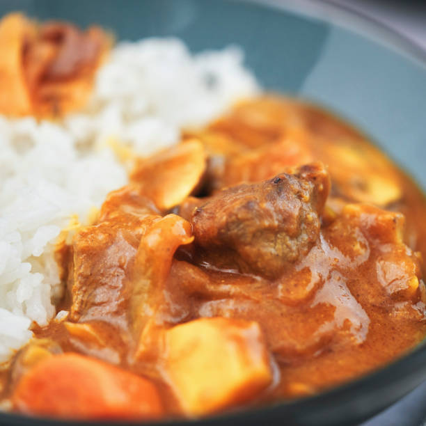 istock Enjoying Japanese Food: Japanese Beef Curry 1440182444