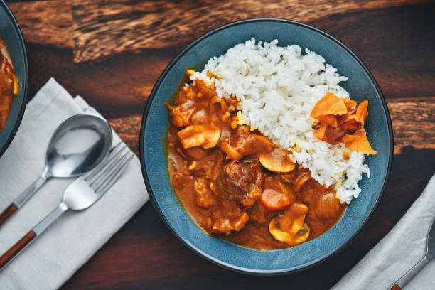 istock Enjoying Japanese Food: Japanese Beef Curry 1440182645