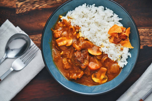 istock Enjoying Japanese Food: Japanese Beef Curry 1440182652
