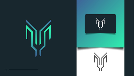 Secret M Design Modern And Abstract Letter M Design With Linear Concept M Design ...