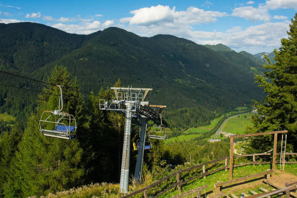 istock Ski Lift in Slovenia 1440197752