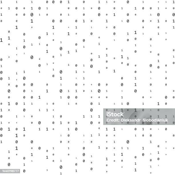 92 In Binary Computer Matrix Stream Of Binary Code Digits On The Screen Binary Code ...