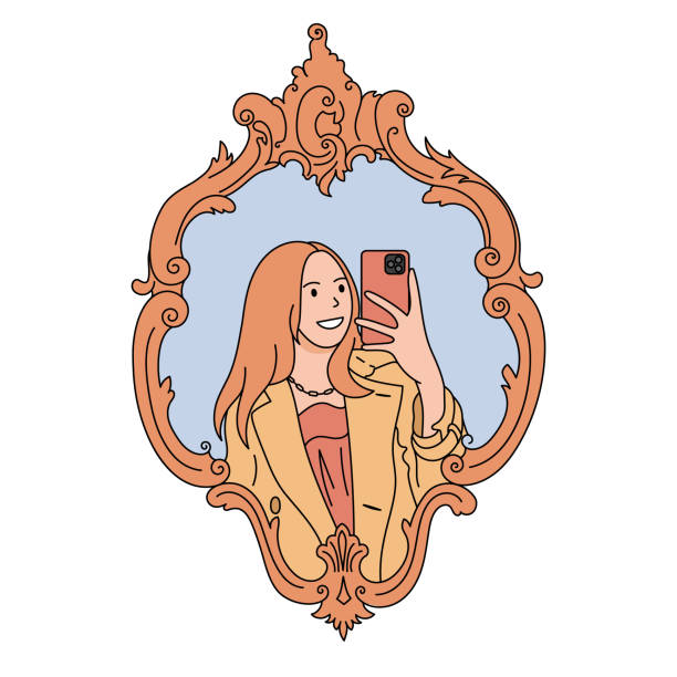 110+ Woman Taking Mirror Selfie Stock Illustrations, RoyaltyFree 110+ Woman Taking Mirror Selfie Stock Illustrations, RoyaltyFree