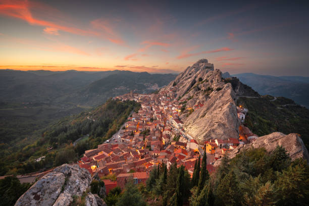 istock Pietrapertosa, Italy After Sunset 1440223659