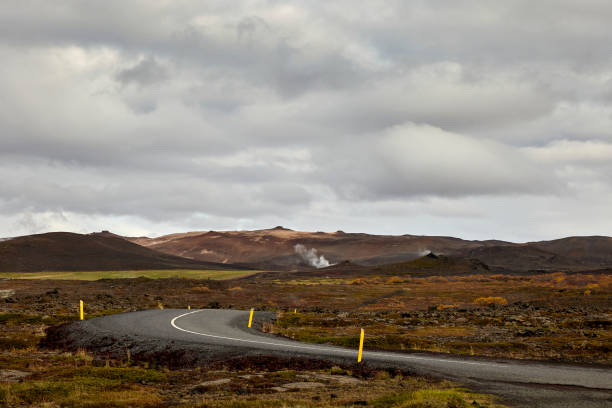 istock Ring road in North Iceland at autumn 1440225700