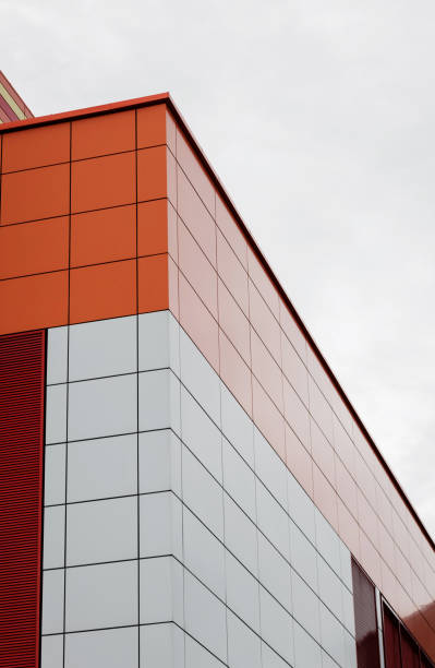 istock Details of aluminum facade. 1440226117