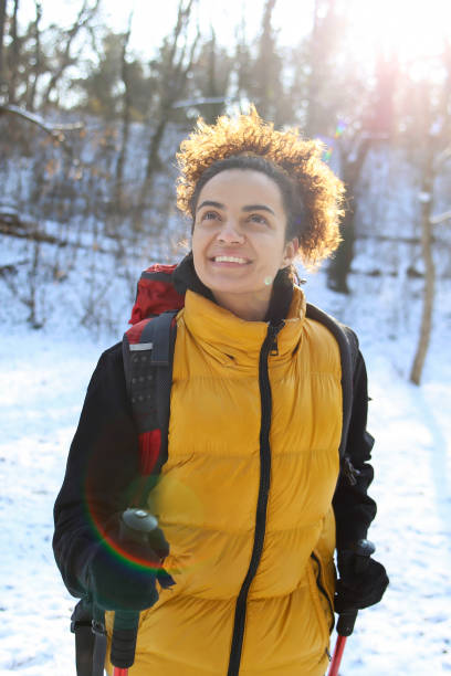 istock Young woman hiking 1440249233