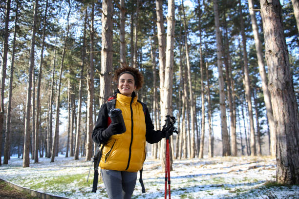 istock Hiking on a mountain during the winter 1440249314