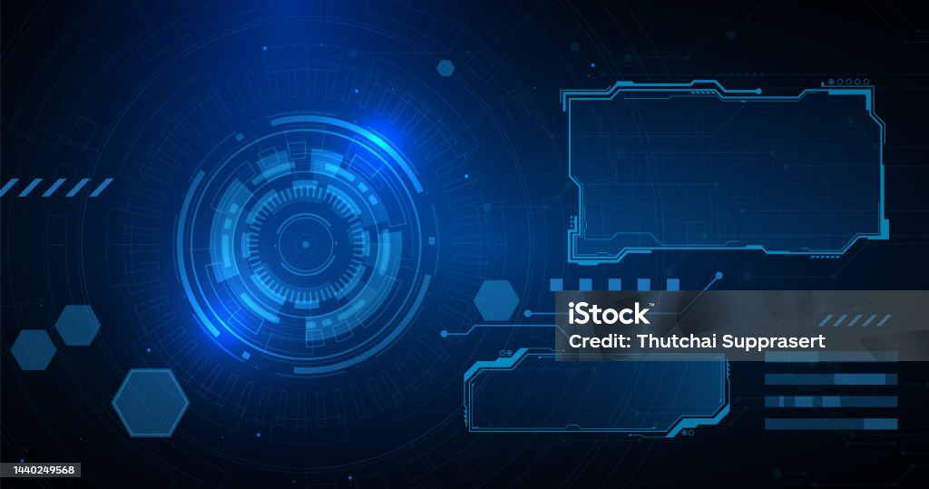 Abstract Hud Ui Abstract Hi Tech Abstract Digital Background With ...