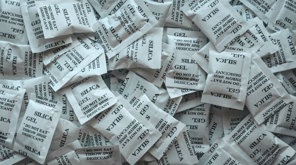 istock A bunch of desiccant or silica gel in white paper packaging. 1440253258