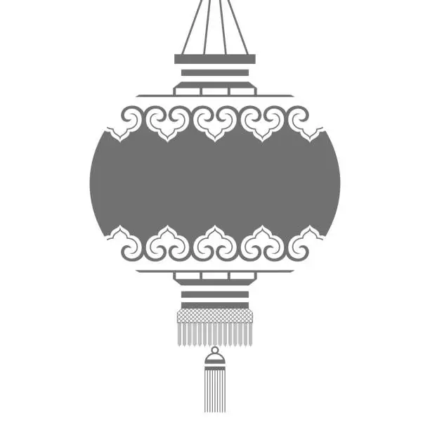 Vector illustration of China Lantern
