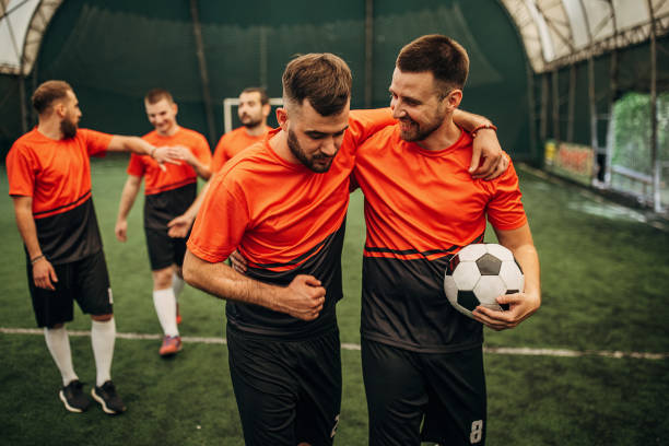 istock Soccer players leaving the field 1440260109