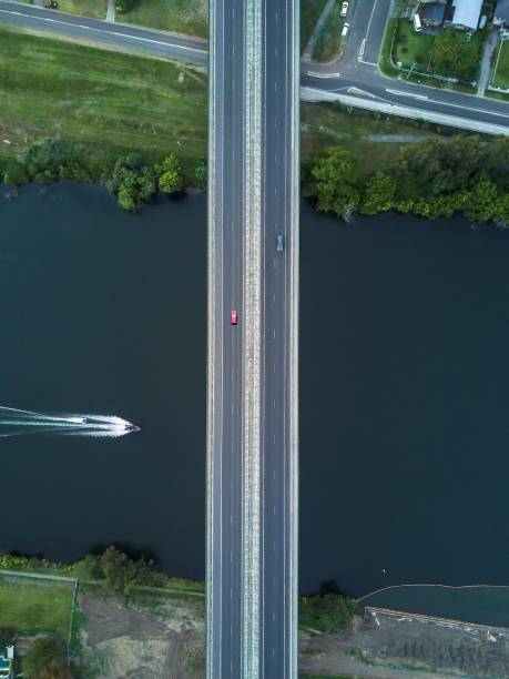 istock Aerial symmetric shot of a bridge 1440263149