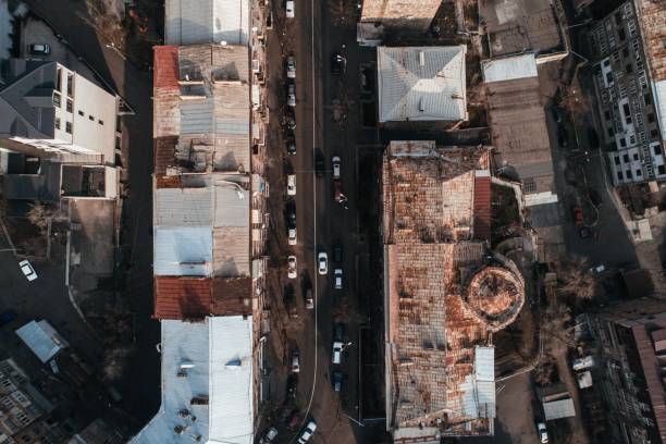 istock Drone shot of Armenia Yerevan 1440268317