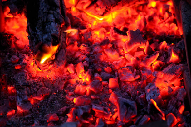 istock Burning coals of a fire 1440268943