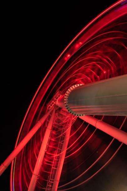 istock Vibrant ferris wheel at night in Montreal, Quebec 1440268973