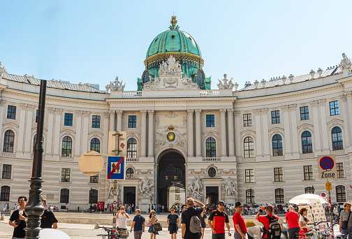 Vienna, Austria - July 21, 2017: Hofburg Imperial Palace in Vienna, Austria.