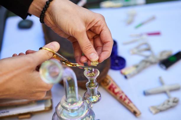 istock Trimming Bud at Cannabis Party 1440276048