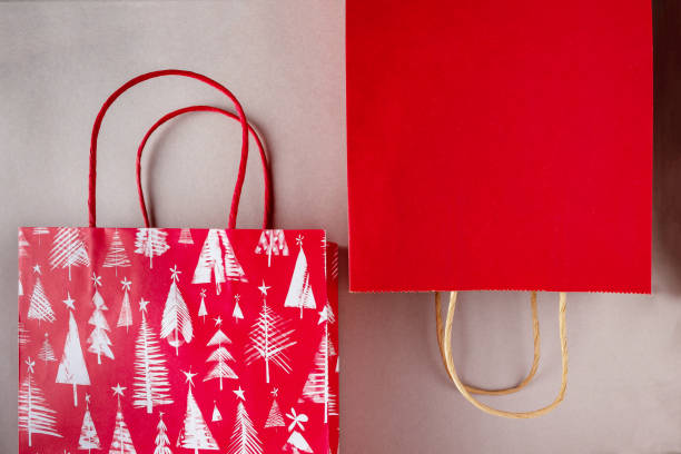 istock paper gift bags, copy space, boxing day, mockup, boxing day 1440276479