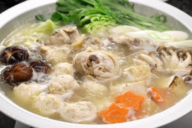 istock Mizutaki, Japanese chicken hot pot 1440278452