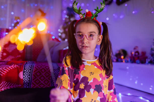 istock Family having fun with sparklers 1440278538