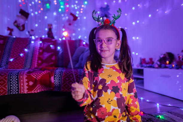 istock Family having fun with sparklers 1440278882