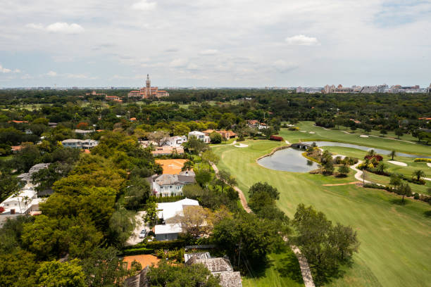 istock Aerial Drone shot in Coral Gables 1440281531