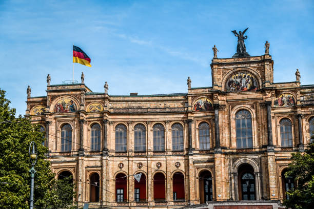 istock Top Windows Of Maximilianeum In Munich, Germany 1440283412