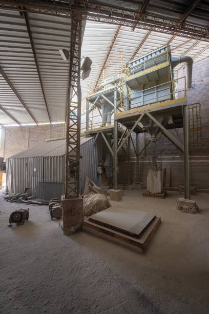 istock Vertical shot of an industrial workshop with equipment 1440286291