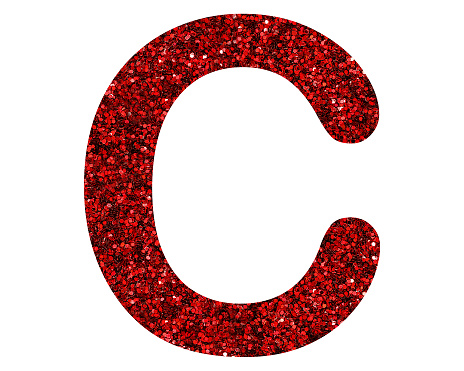 3d rendering of letter d with red fluffy hairy fur lowercase alphabet white background