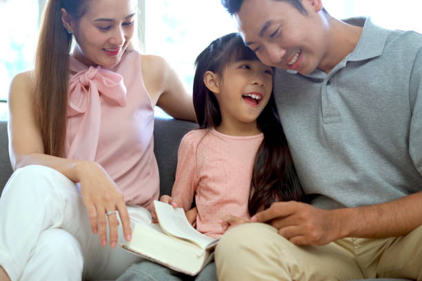 istock Happy family staying together. 1440306257