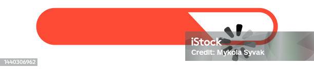 Loading Button Web Design Element Vector Illustration Stock ...