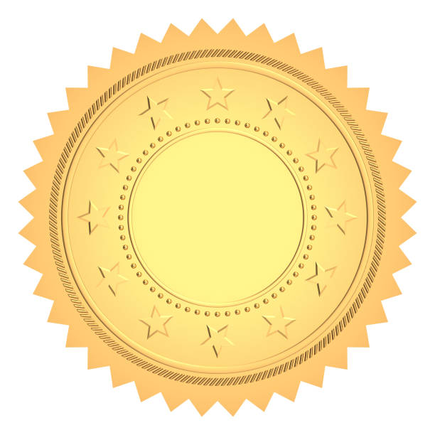 istock Golden Award Medal Blank Seal 1440315252