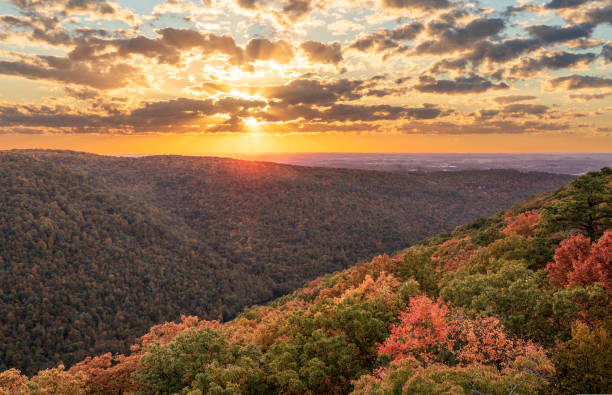 istock Sunset over Morgantown seen from Coopers Rock 1440317353