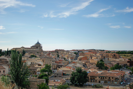 PANORAMIC VIEW OF THE MEDIEVAL CITY OF TOLEDO, MADRID, SPAIN