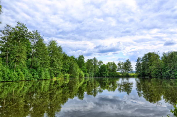 istock Fulda river in Aueweiher Park in Fulda, Hesse, Germany 1440324540