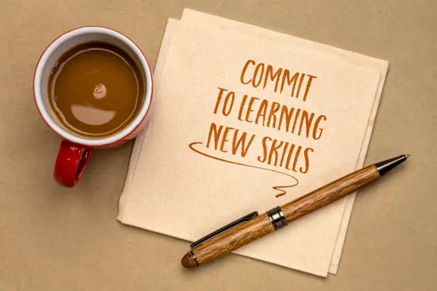 Photo of commit to learning new skills